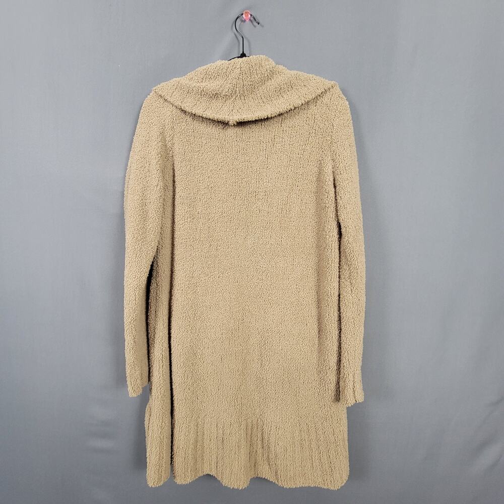 Simply Southern Cozy Bouclé Sherpa Cardigan Hooded Open Front Plush Knit - Picture 2 of 10